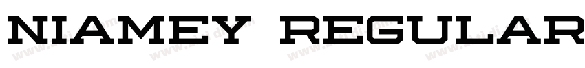 Niamey Regular字体转换 Niamey Regular字体转换